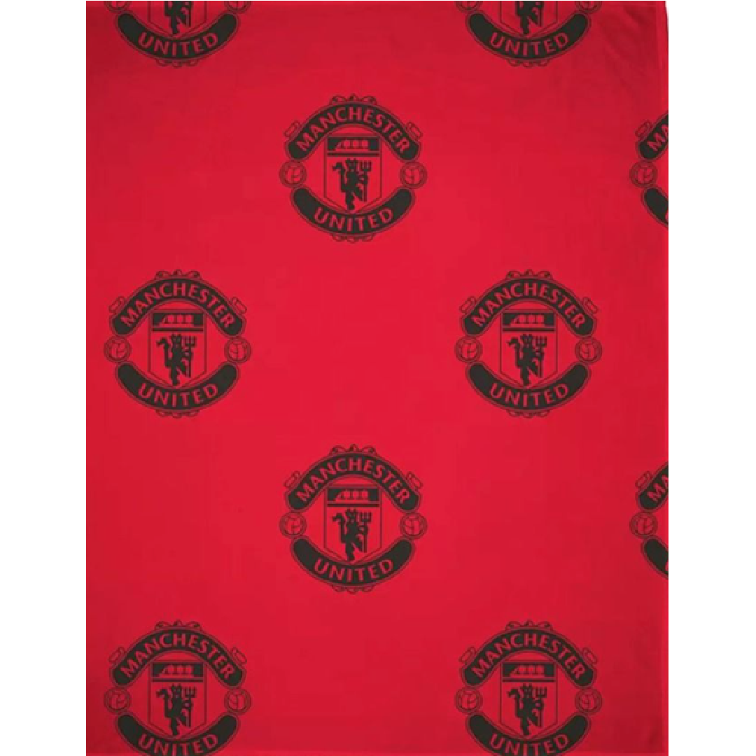 Premier League | Manchester United FC Blanket - Logo | Little Gecko