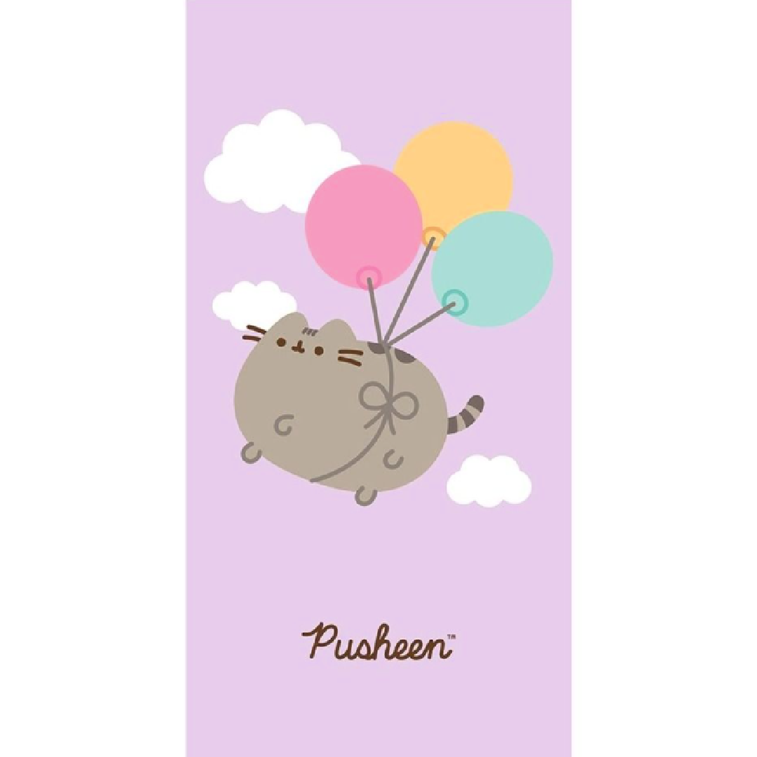 Pusheen | Towel - Flying Balloons | Little Gecko