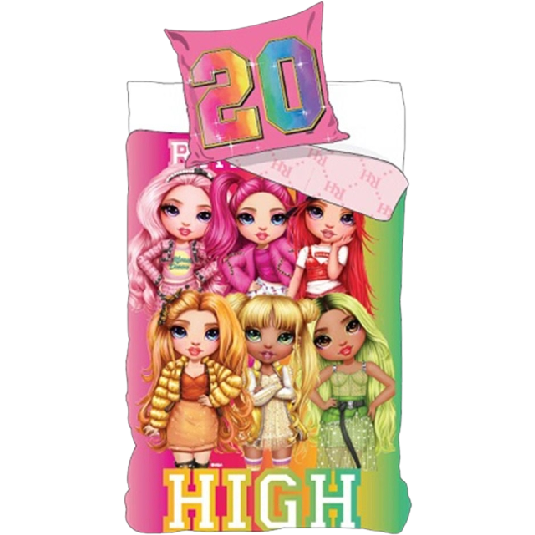 Rainbow High | 20 Single Bed Quilt Cover Set | Little Gecko