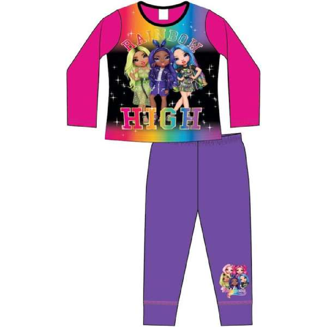 Rainbow High | Pink/Purple Pyjamas | Little Gecko