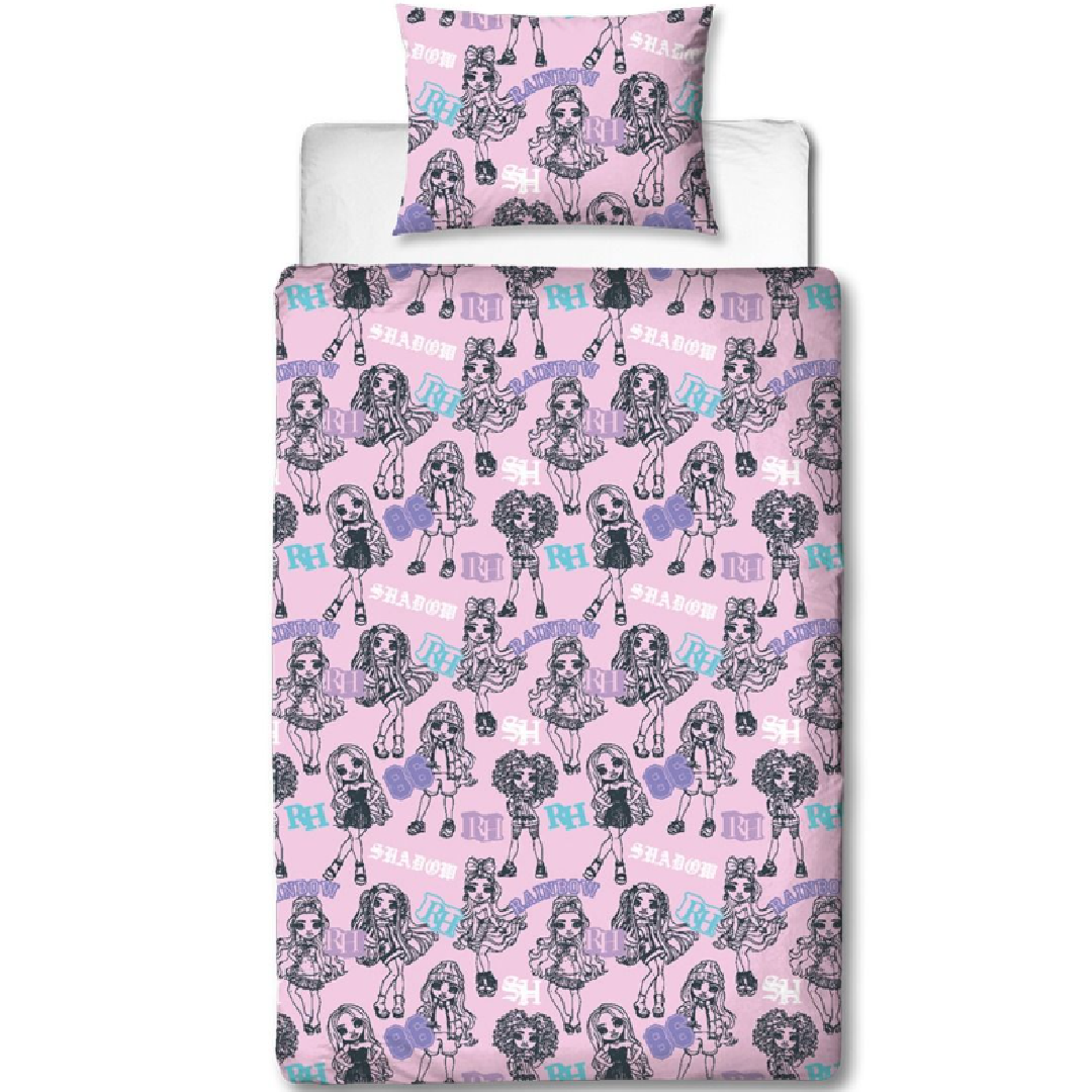 Rainbow High | Shadow Single Bed Quilt Cover Set | Little Gecko