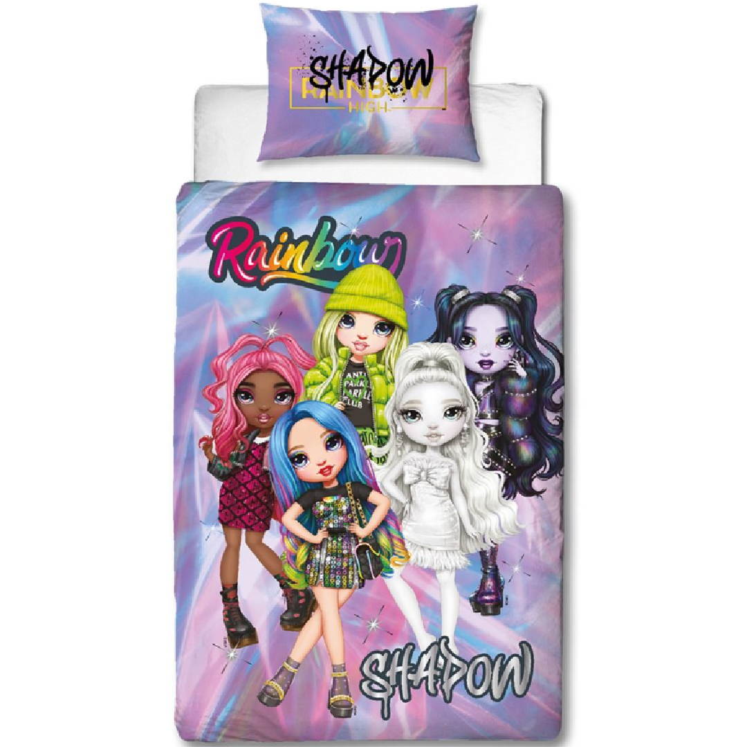 Rainbow High | Shadow Single Bed Quilt Cover Set | Little Gecko