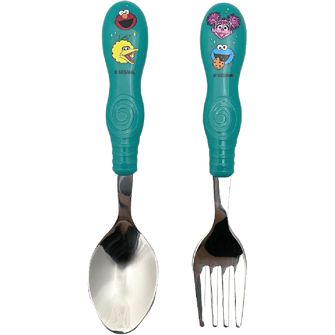 Sesame Street | 2pc Cutlery Set | Little Gecko