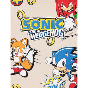 Sonic The Hedgehog | Oatmeal T-Shirt | Little Gecko