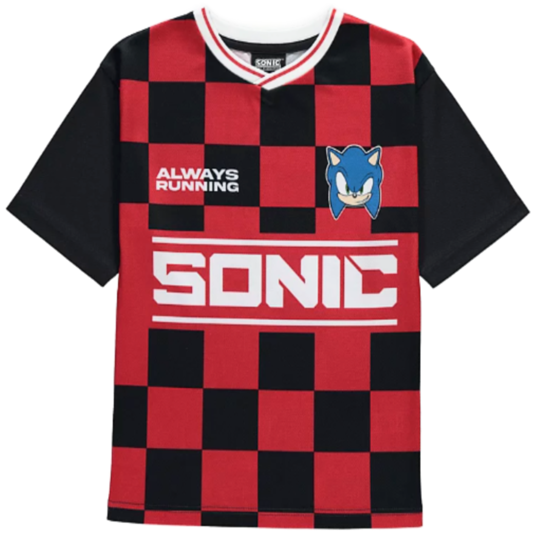 Sonic The Hedgehog | Checkerboard T-Shirt | Little Gecko