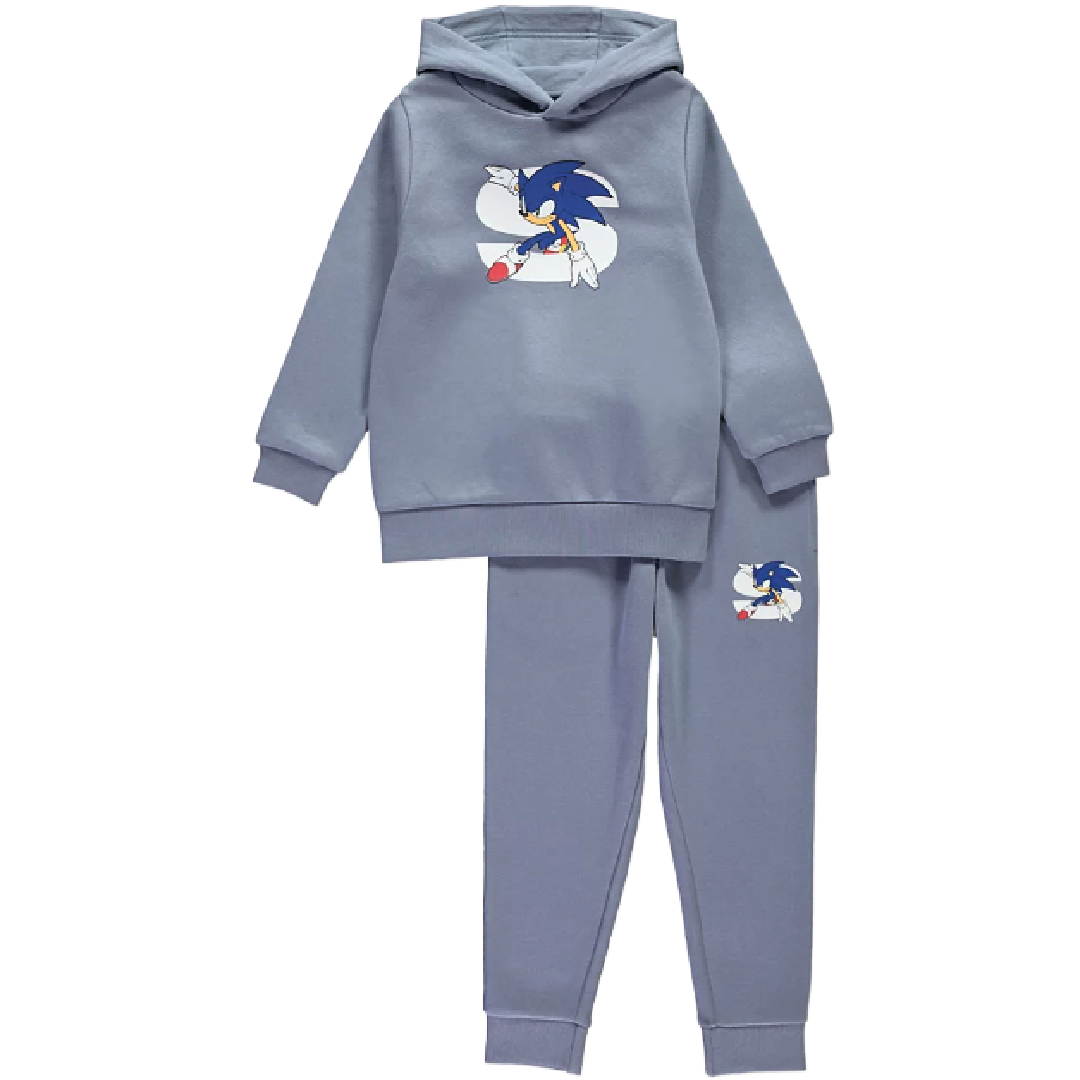 Sonic The Hedgehog | Hooded Sweatshirt & Trackpants Set | Little Gecko