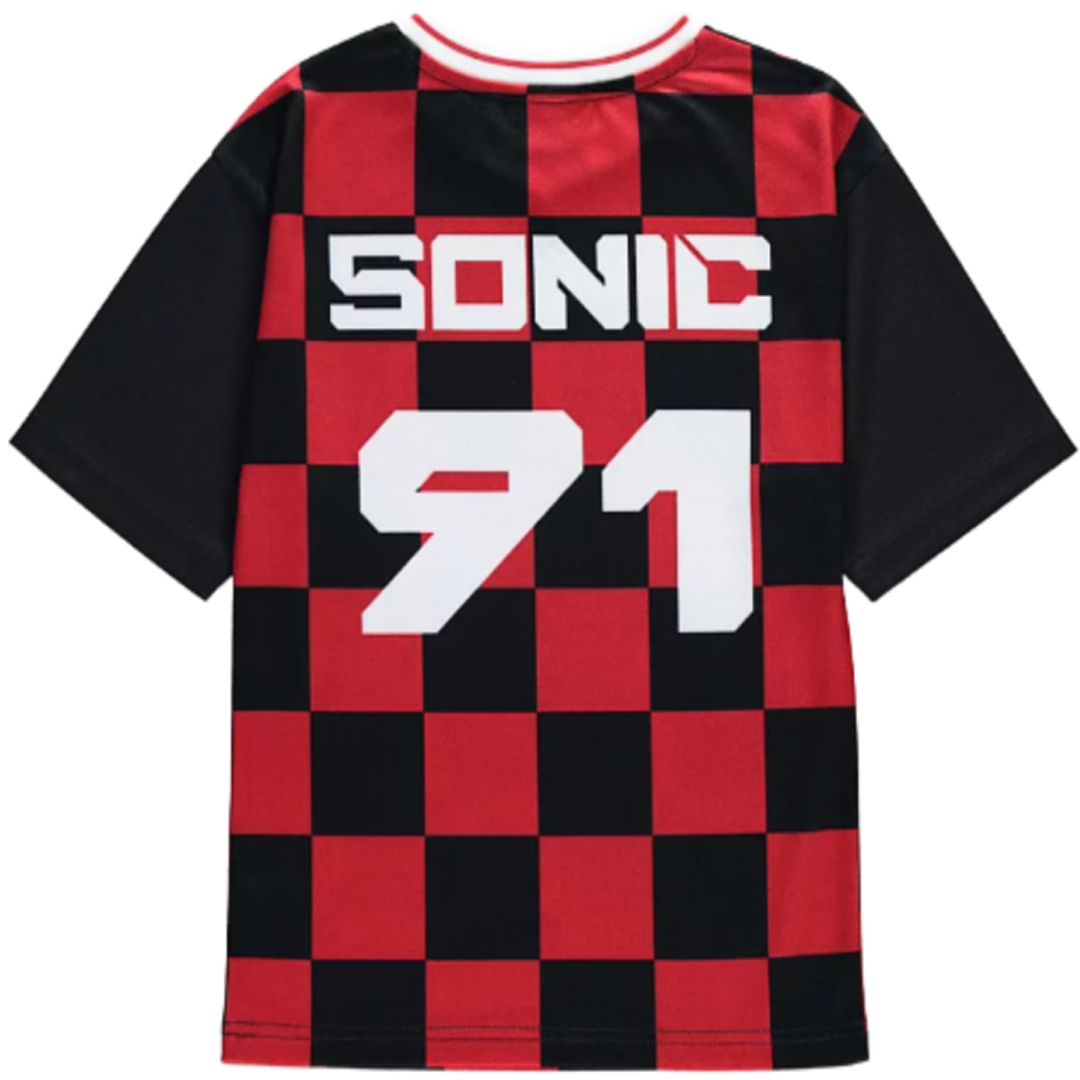 Sonic The Hedgehog | Checkerboard T-Shirt | Little Gecko