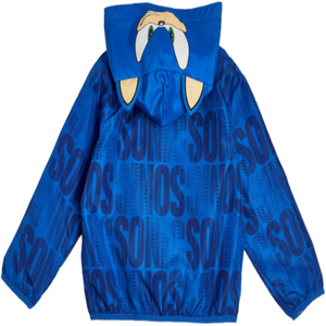 Sonic The Hedgehog | Lightweight Blue Raincoat | Little Gecko