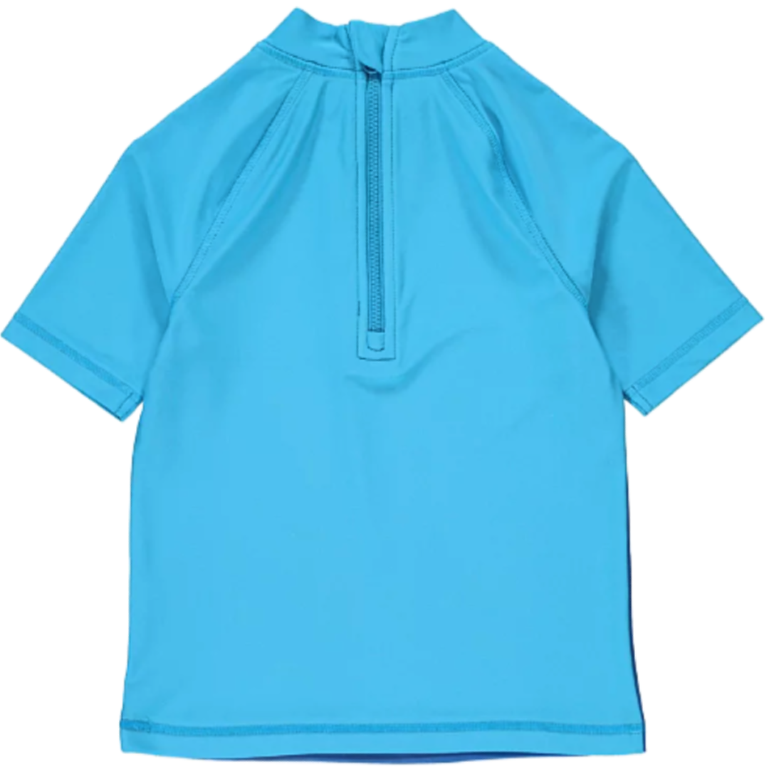 Sonic The Hedgehog | Blue Rashie Swim Top | Little Gecko