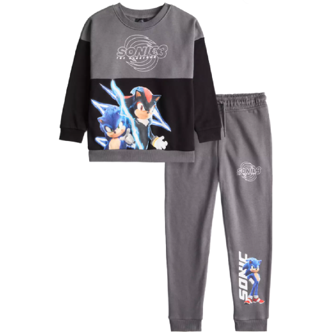 Sonic The Hedgehog | Sweatshirt & Jogging Pants Set | Little Gecko