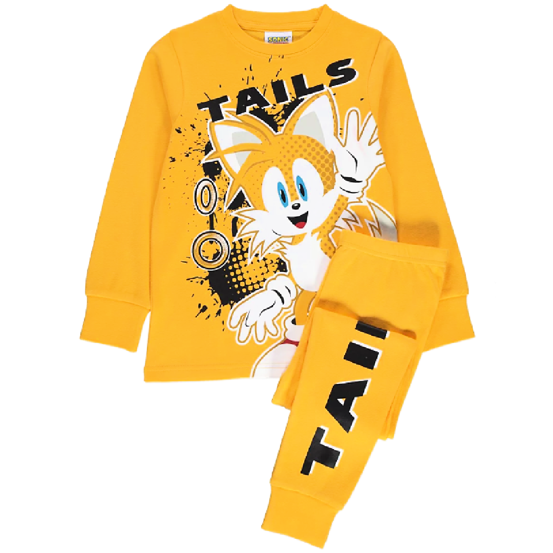 Sonic The Hedgehog | Yellow Tails Pyjamas | Little Gecko