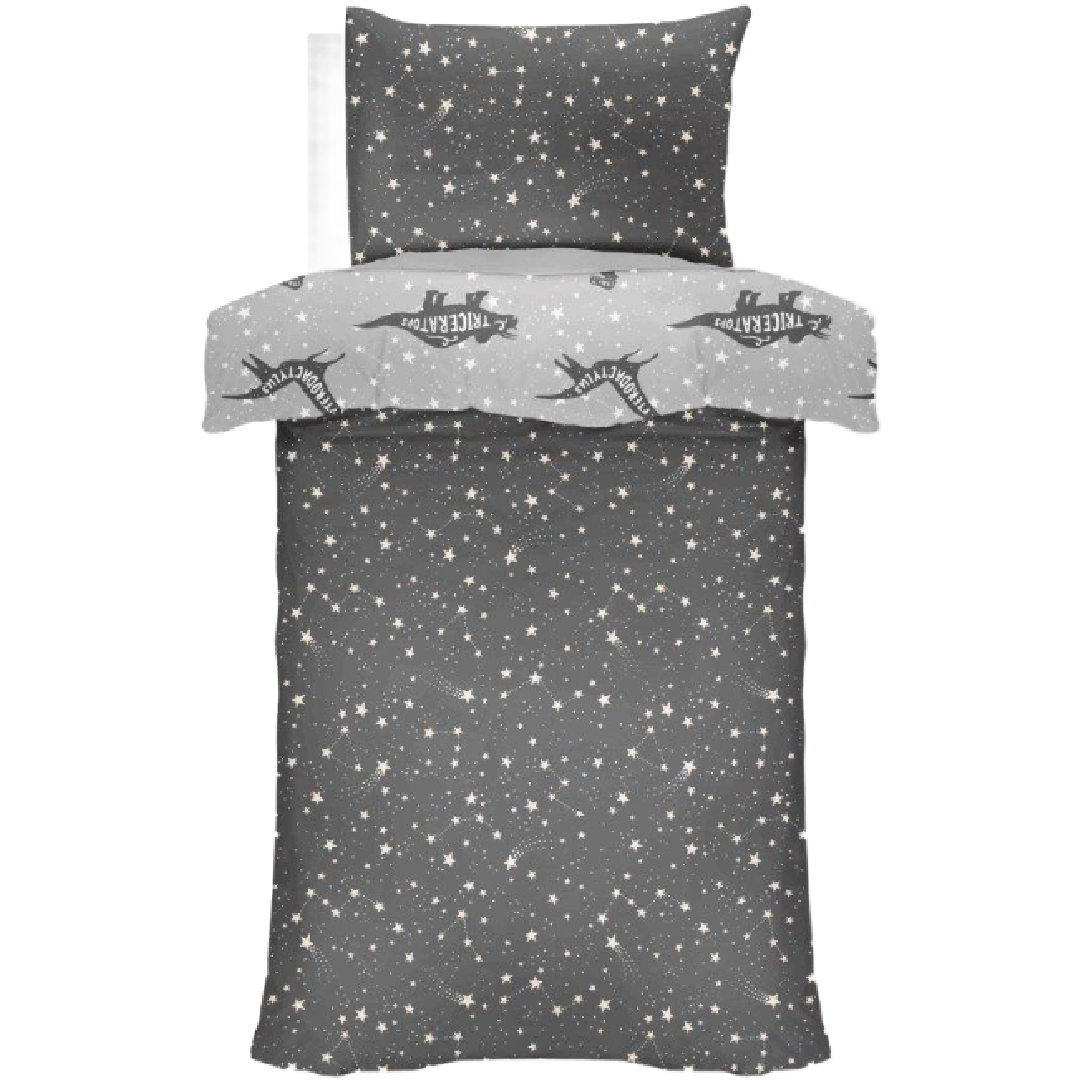 SPACE T-REX Single Bed Quilt Cover Set