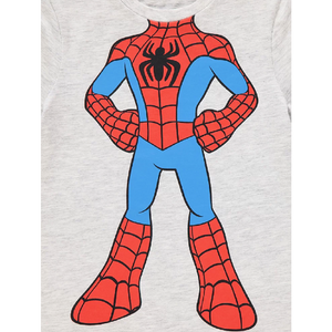 Spiderman | Grey T-Shirt | Little Gecko