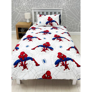 Spiderman | Crime Fighter Single Bed Quilt Cover Set | Little Gecko