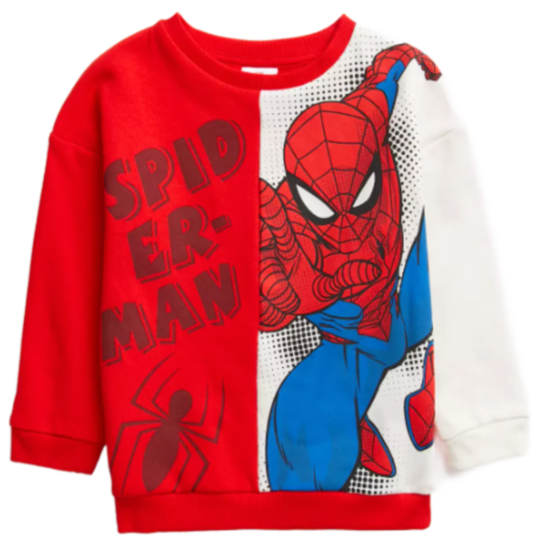 Spiderman | Two Tone Sweatshirt | Little Gecko