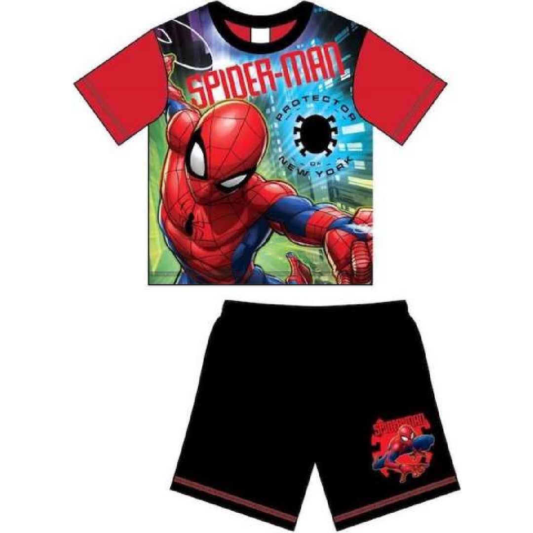 Spiderman | Shortie Pyjamas | Little Gecko