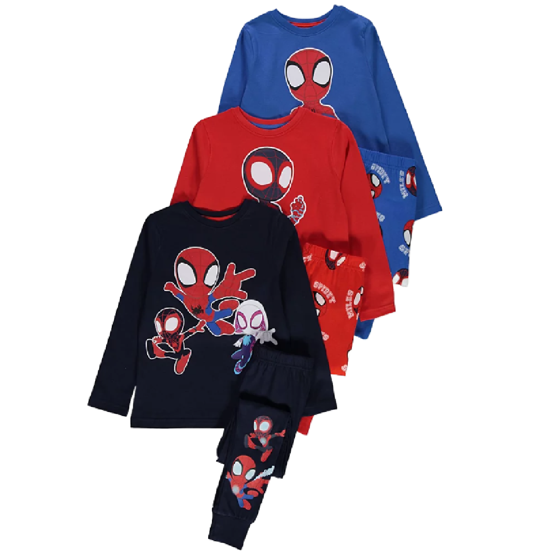 Spiderman | 3pk Pyjamas | Little Gecko