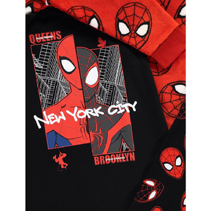 Spiderman | Long Pyjamas & Snuggle Hoodie Set | Little Gecko