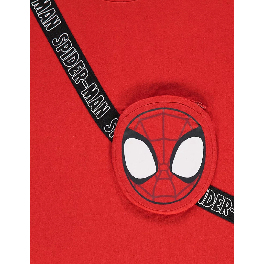 Spiderman | Red Bag T-Shirt | Little Gecko