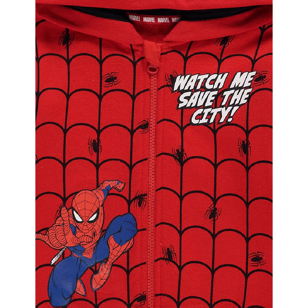Spiderman | Red Hoodie Jacket | Little Gecko