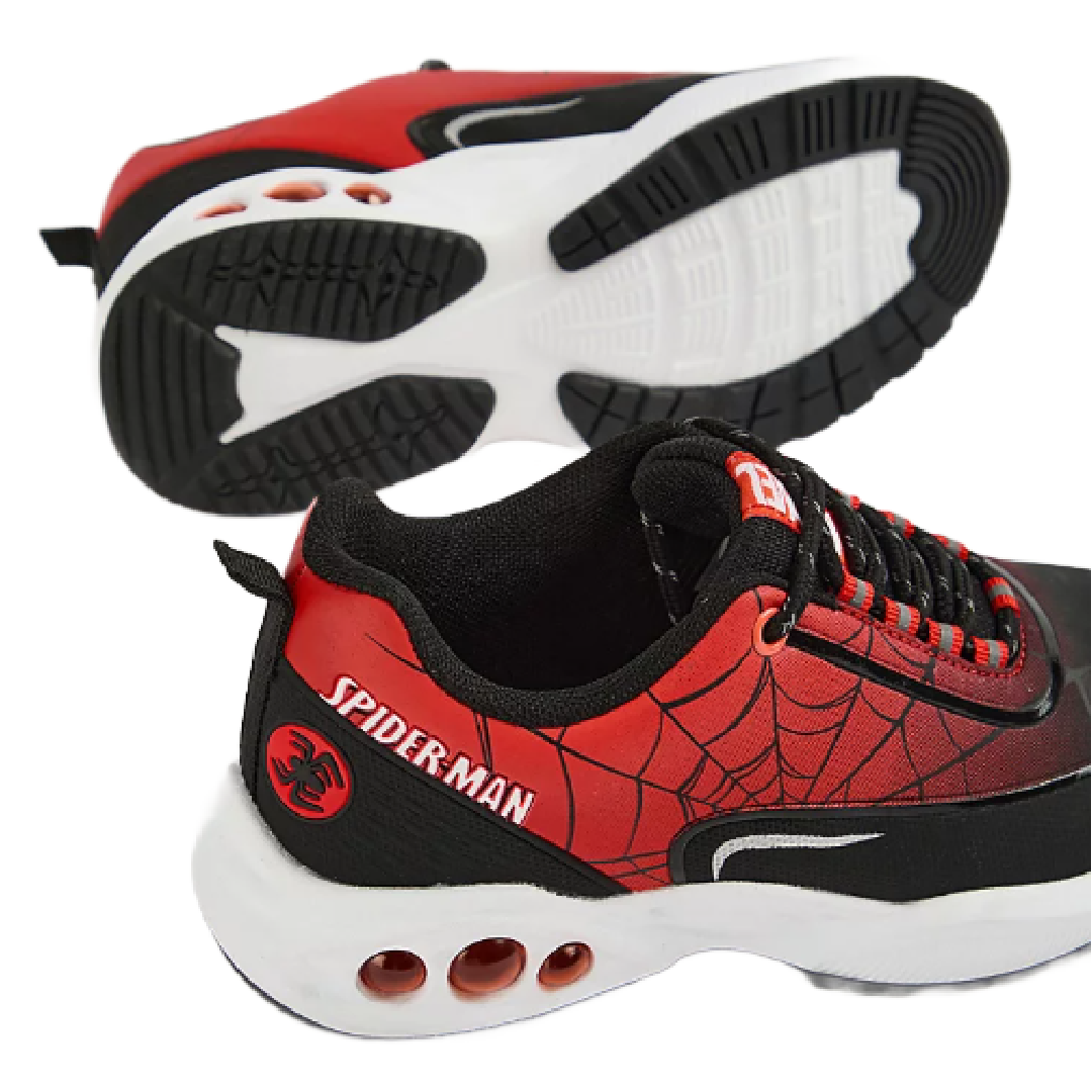Spiderman | Red Ombre Trainers | Little Gecko