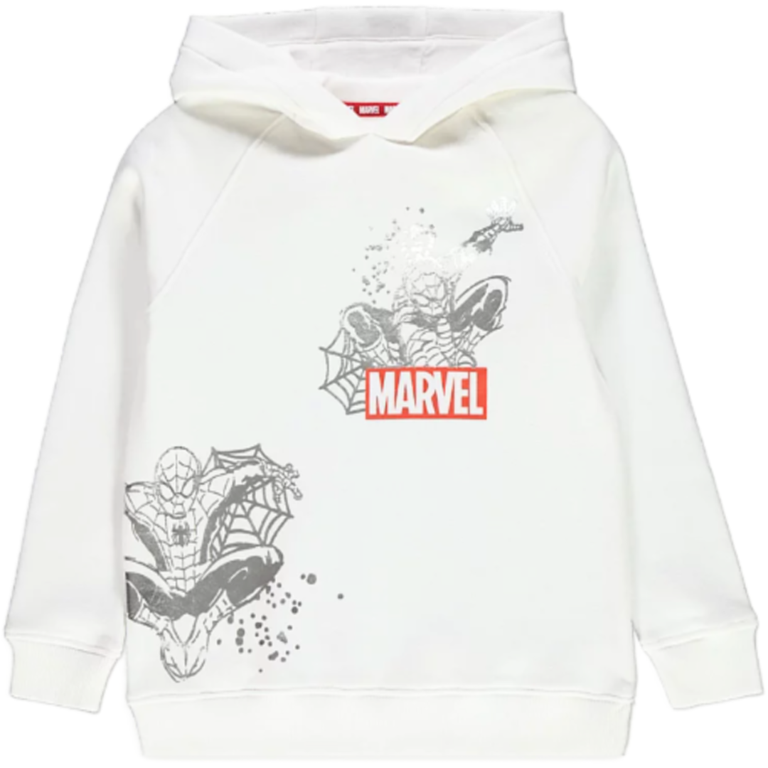 Spiderman | White Hoodie | Little Gecko