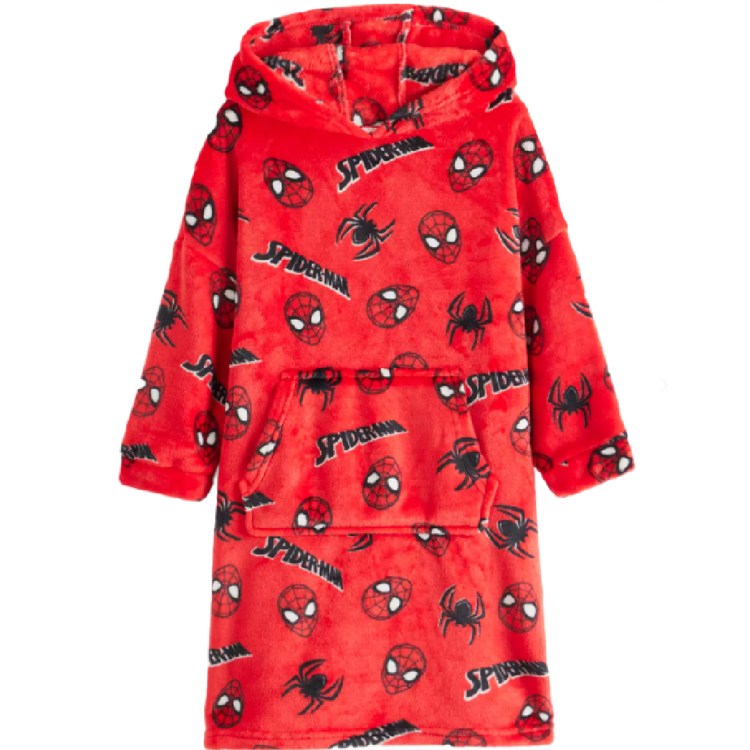 Spiderman | Red Fleece Snuggle Hoodie | Little Gecko