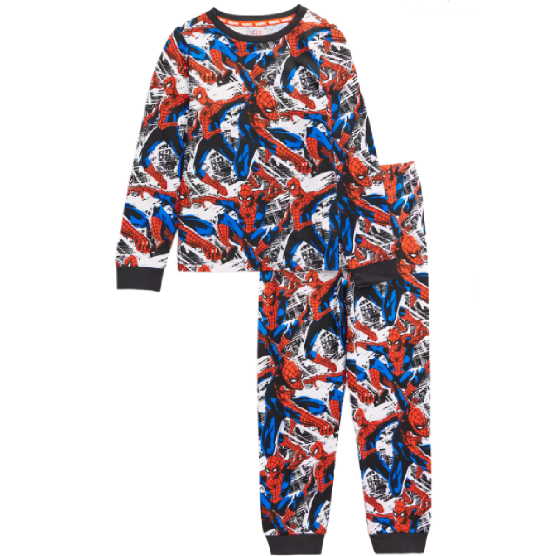 Spiderman | All Over Print Pyjama Set | Little Gecko
