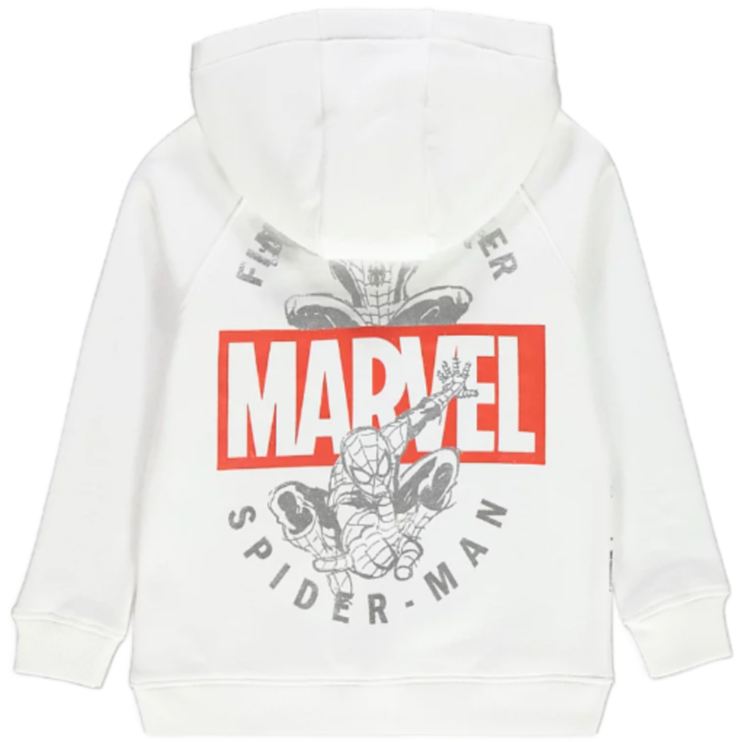Spiderman | White Hoodie | Little Gecko