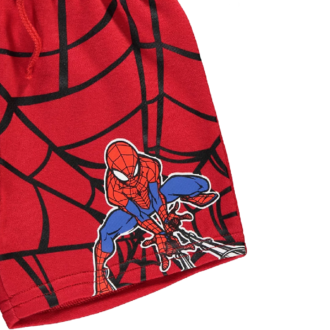 Spiderman | Red Web Shorts | Little Gecko