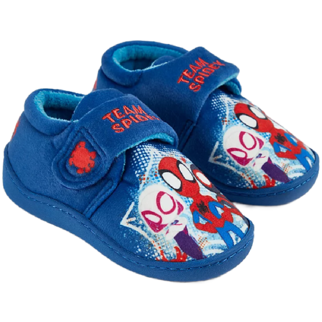 Spiderman | Blue Slippers | Little Gecko