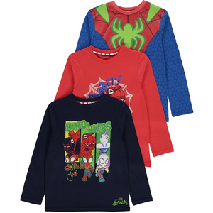 Spiderman | Spidey Dinosaur 3pk T-Shirts | Little Gecko