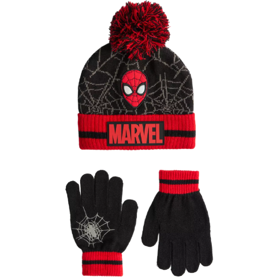 Spiderman | Beanie & Gloves Set | Little Gecko
