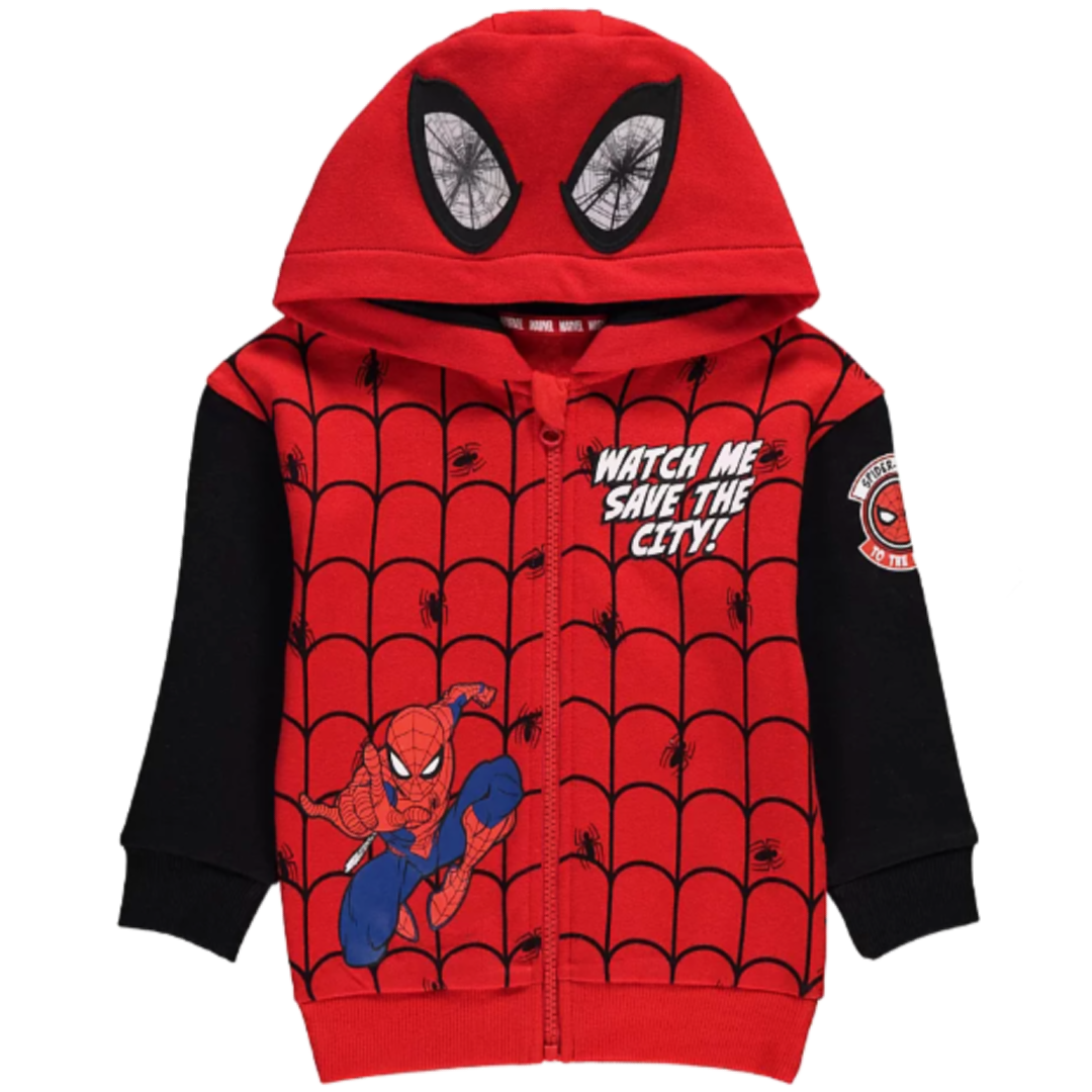 Spiderman | Red Hoodie Jacket | Little Gecko