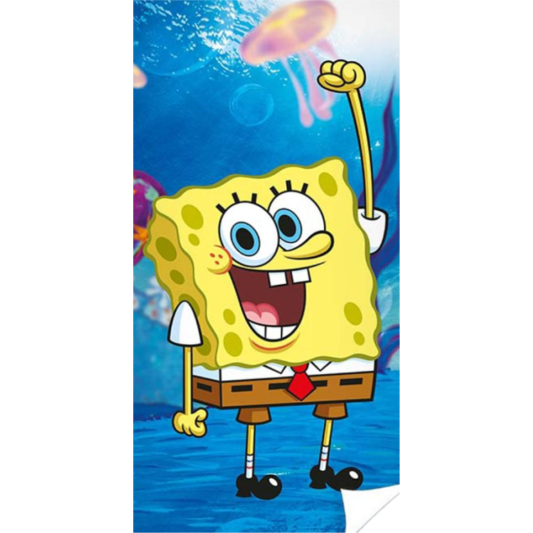 SpongeBob SquarePants | Jellyfish Towel | Little Gecko