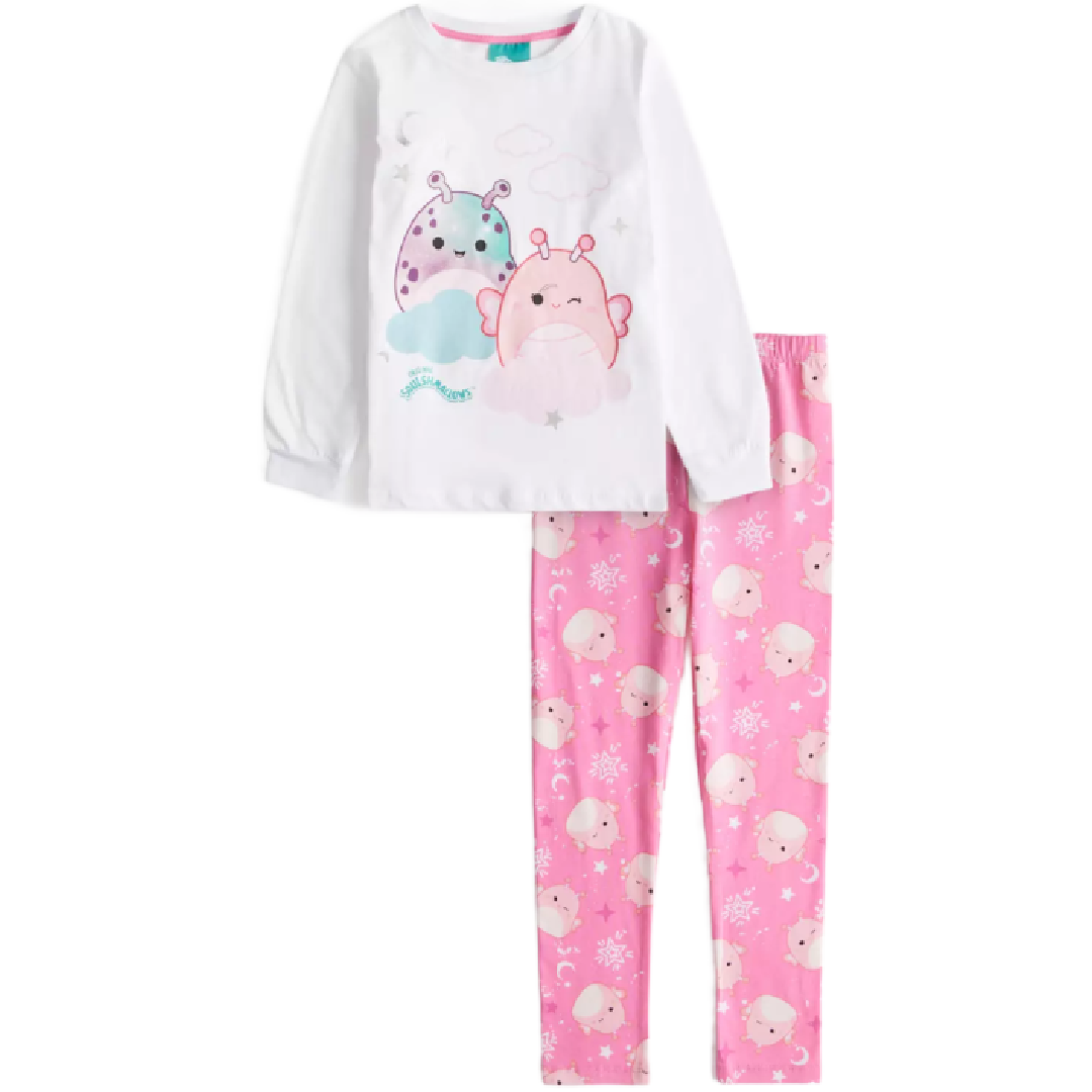 Squishmallows | Pink/White Pyjamas | Little Gecko