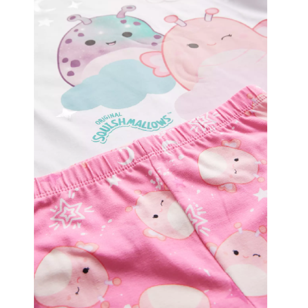 Squishmallows | Pink/White Pyjamas | Little Gecko