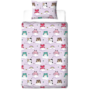 Squishmallows | Single Bed Quilt Cover Set - Squish Squad | Little Gecko