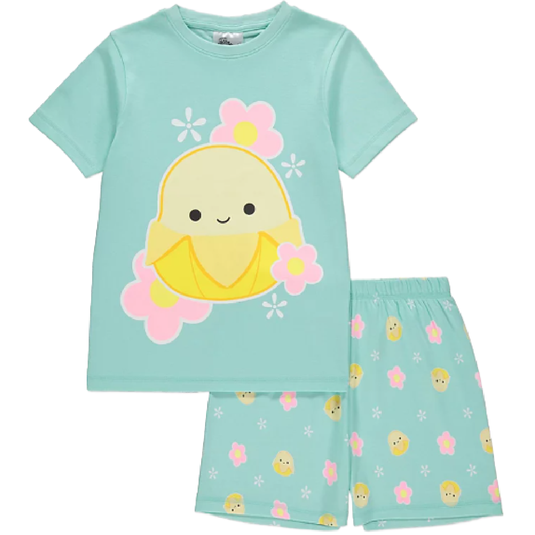 SQUISHMALLOWS Mint Banana Pyjama Set
