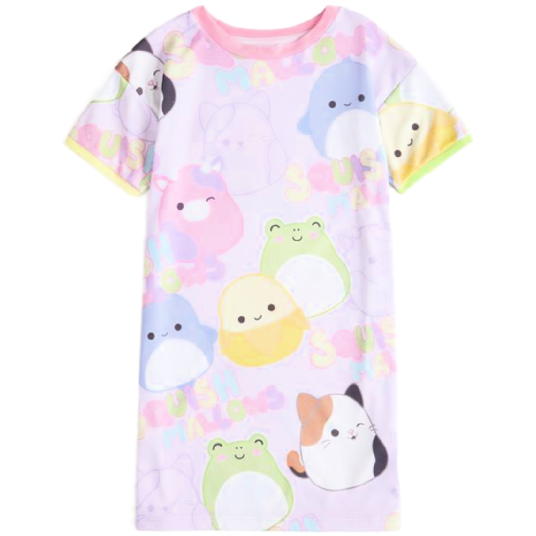 Squishmallows | Pink Nightie | Little Gecko