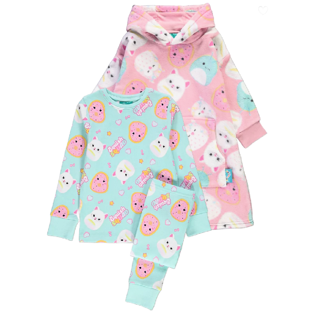 Squishmallows | Pyjamas & Snuggle Hoodie Set | Little Gecko