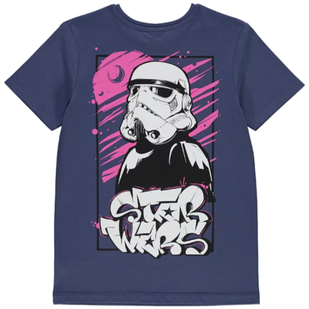 Star Wars | Navy T-Shirt | Little Gecko