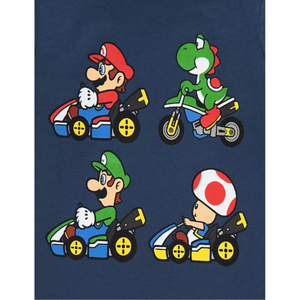 Super Mario | Navy Characters T-Shirt | Little Gecko