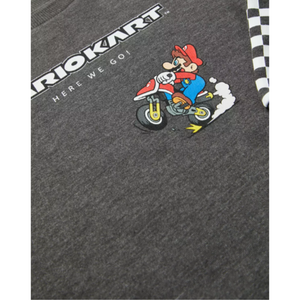 Super Mario | Charcoal Sweatshirt | Little Gecko