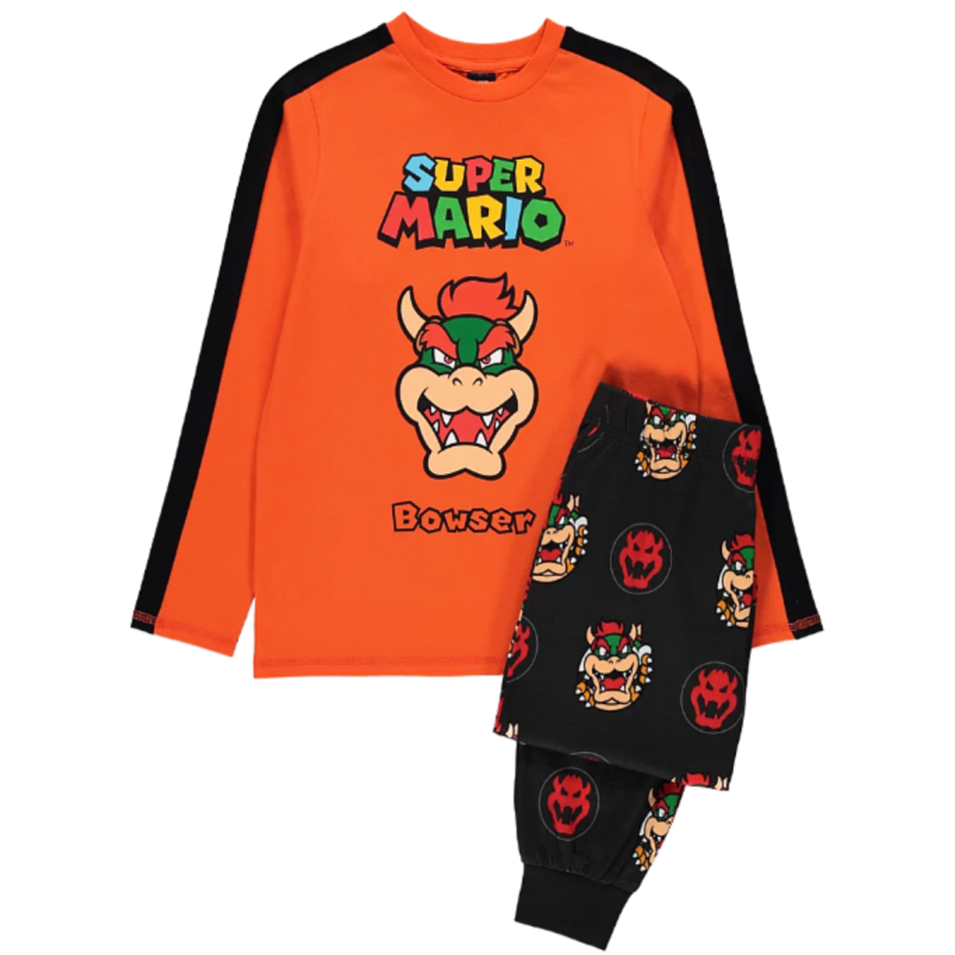 Super Mario | Orange Bowser Pyjamas | Little Gecko