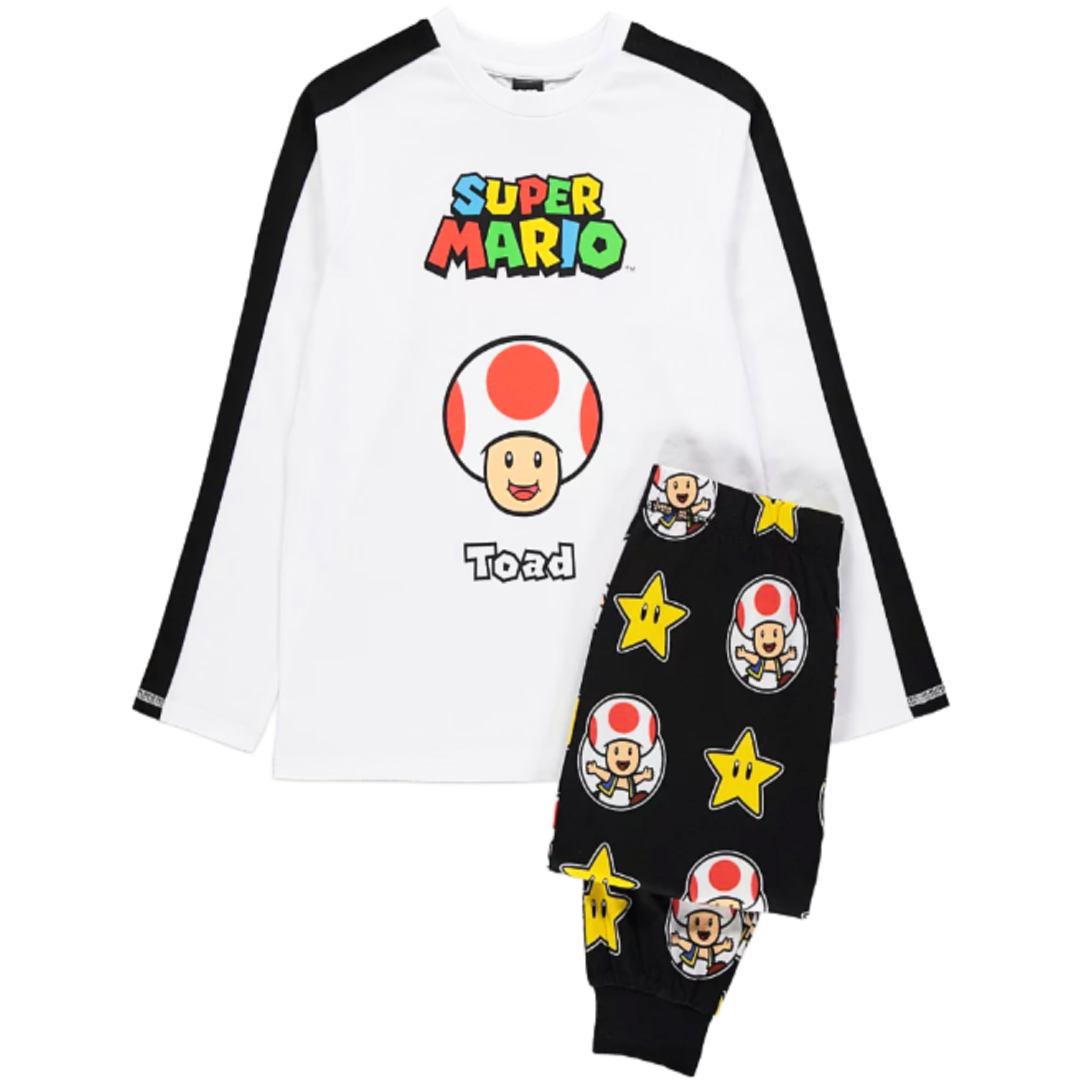 Super Mario | White Toad Pyjamas | Little Gecko