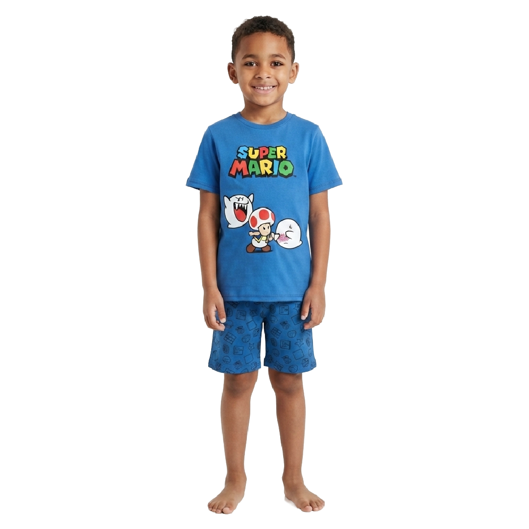 SUPER MARIO Blue Toad Pyjama Set
