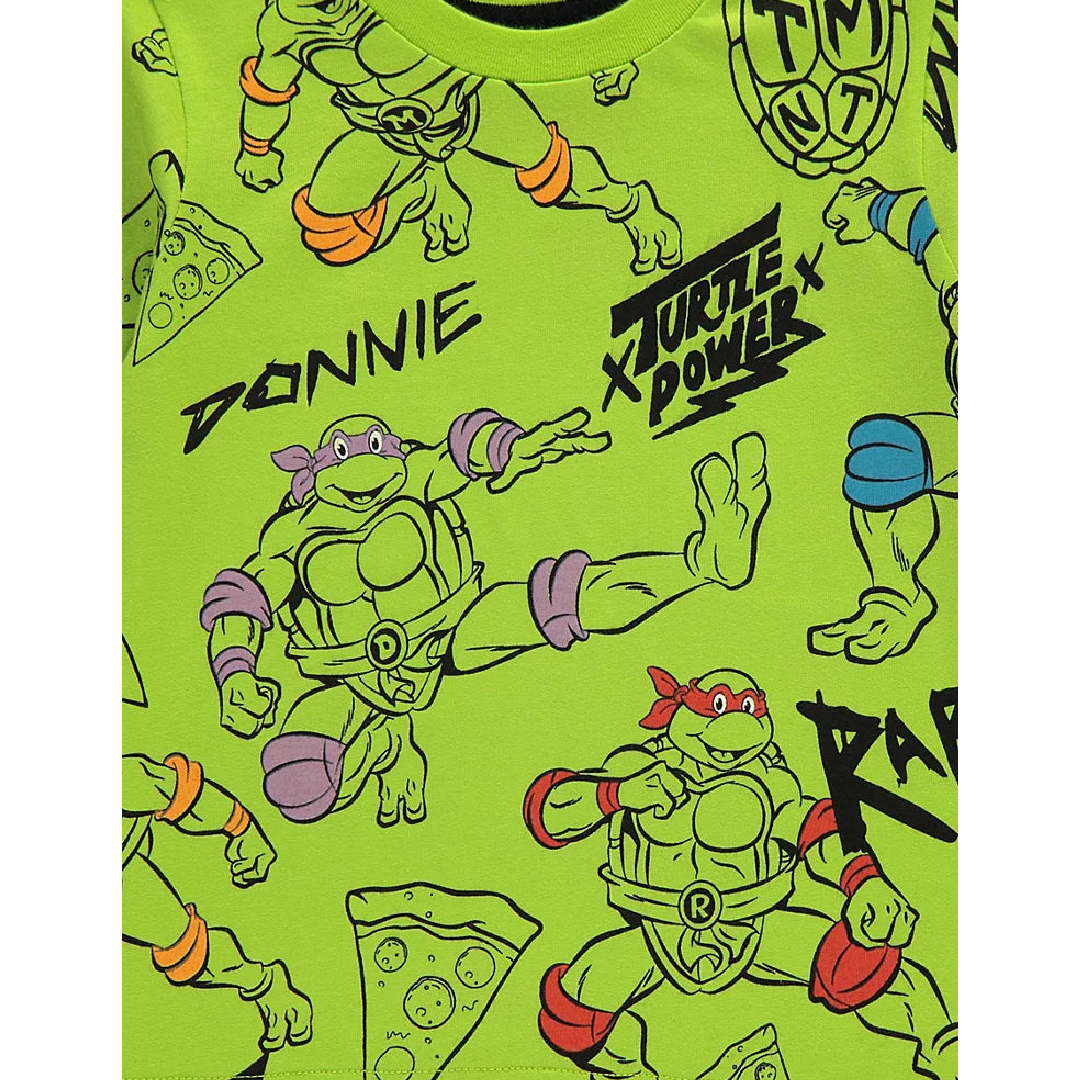 Teenage Mutant Ninja Turtles | Green T-Shirt | Little Gecko