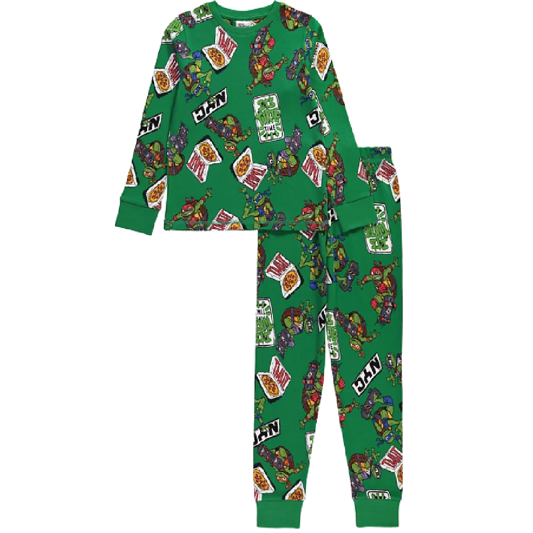 Teenage Mutant Ninja Turtles | Green Pyjama Set | Little Gecko