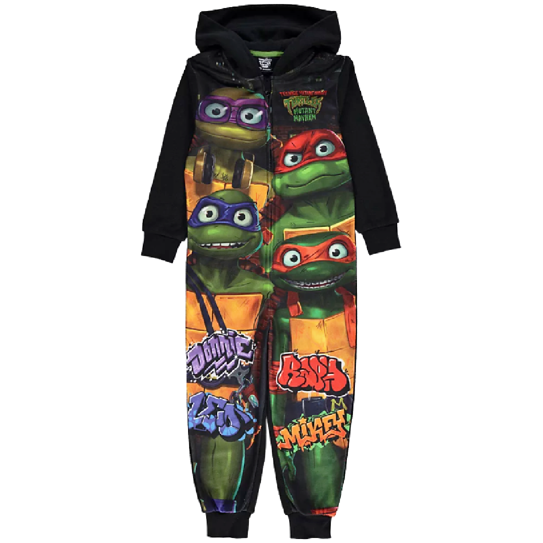 Teenage Mutant Ninja Turtles | Fleece All-In-One | Little Gecko